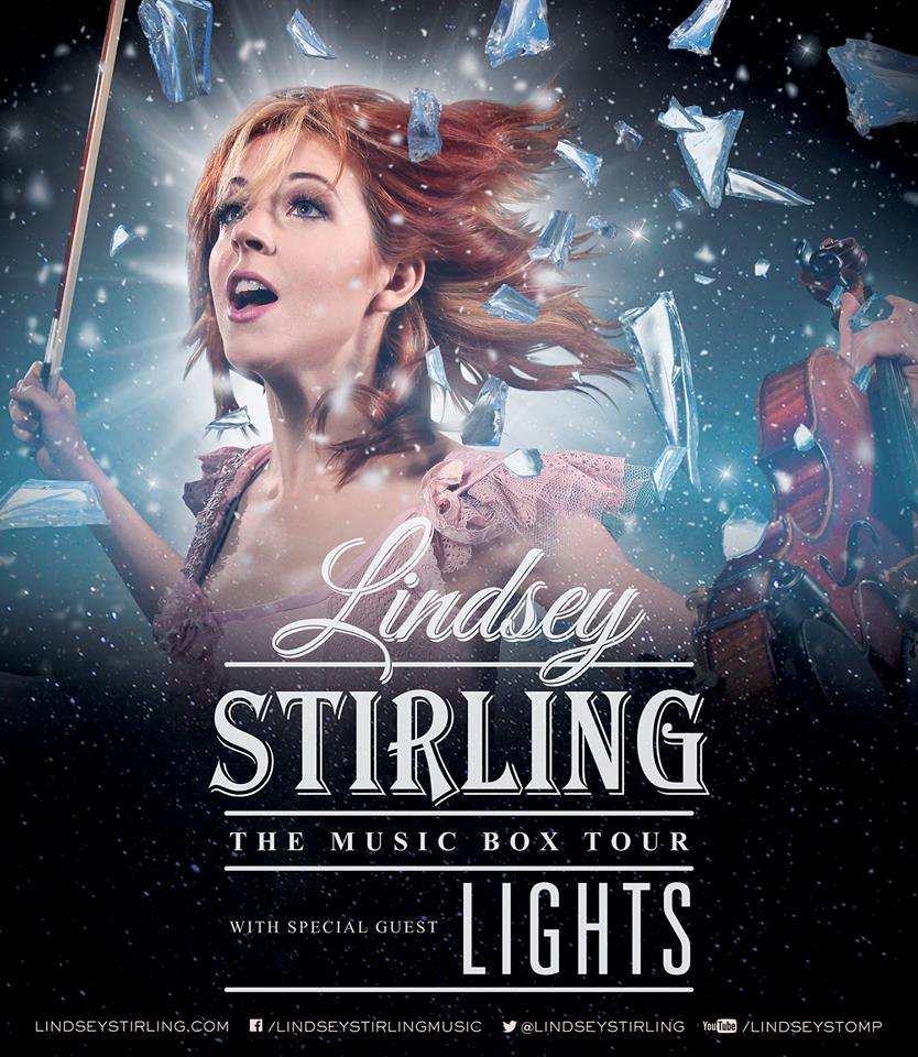 Lindsey Stirling - The Music Box Tour - Lights - poster
