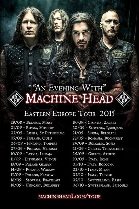 Machine Head - 2015 Tour Poster