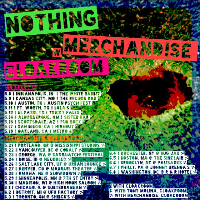 Nothing - North American Tour 2015 - poster