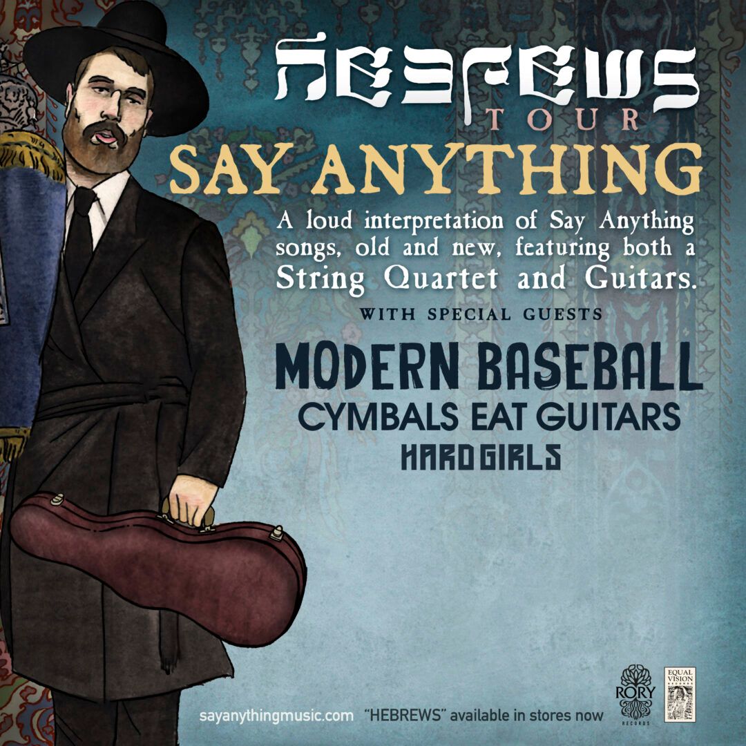 Say Anything - Hebrews U.S. Tour - Poster - 2015
