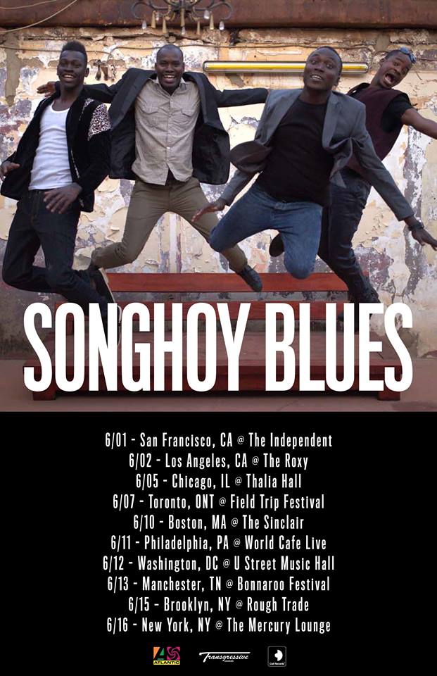 Songhoy Blues - North American 2015 Tour - poster