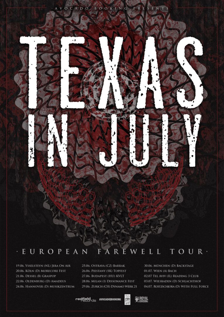 Texas In July - 2015 Tour Poster