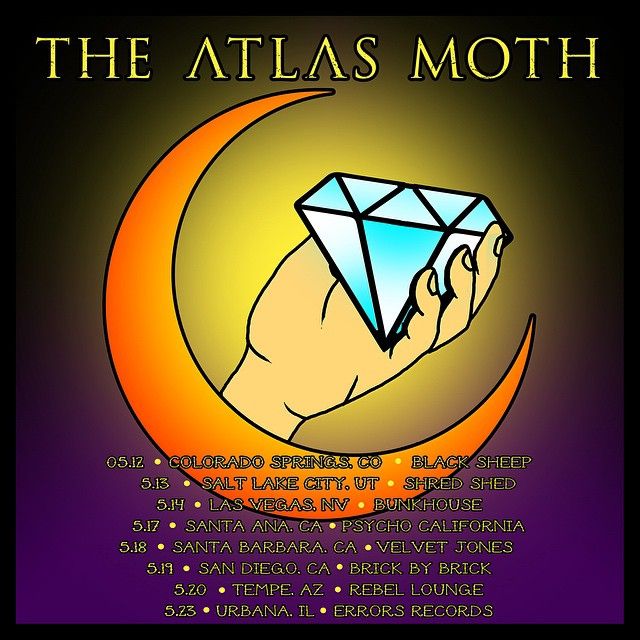 The Atlas Moth - 2015 Tour Poster