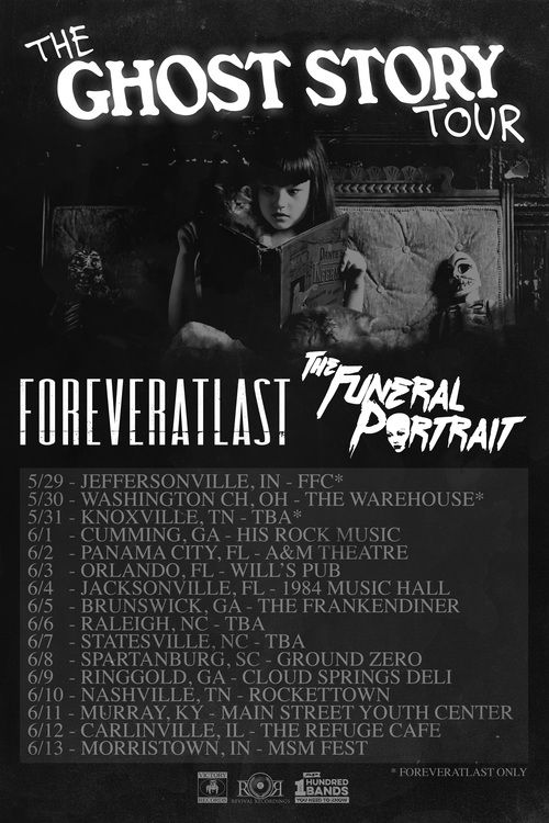 The Funeral Portrait - 2015 Tour Poster