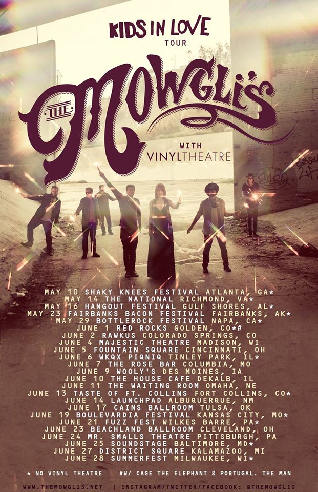 The Mowgli's - Kids In Love Tour - poster