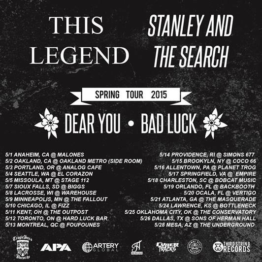 This Legend - Co-Headlining North American Tour With Stanley and The Search - poster