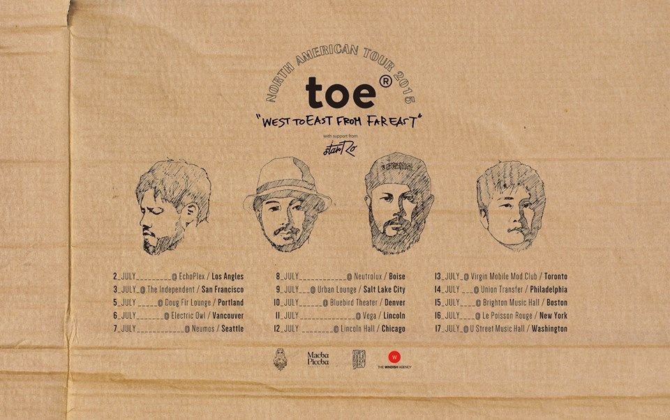 toe - U.S. Tour - Poster - 2015