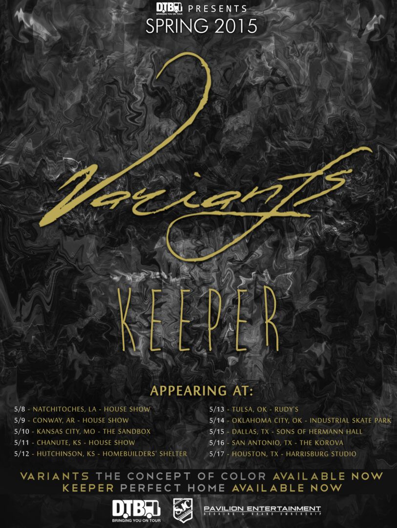 Variants - U.S. tour 2015 - poster