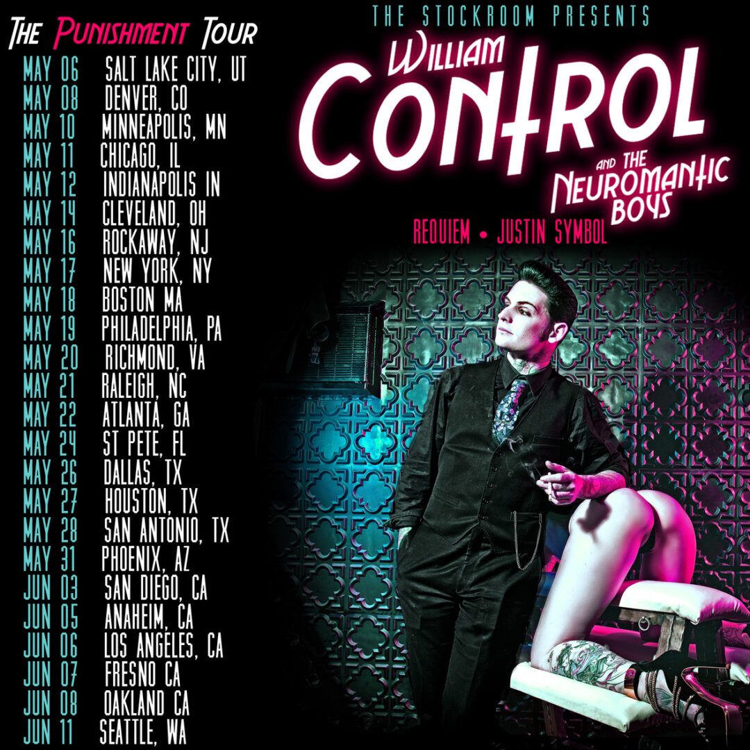 William Control - The Punishment Tour North America - poster