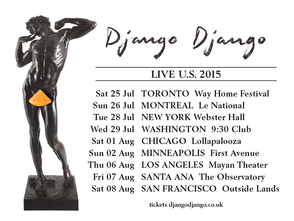 Django-Django-Summer-U.S. Tour-poster