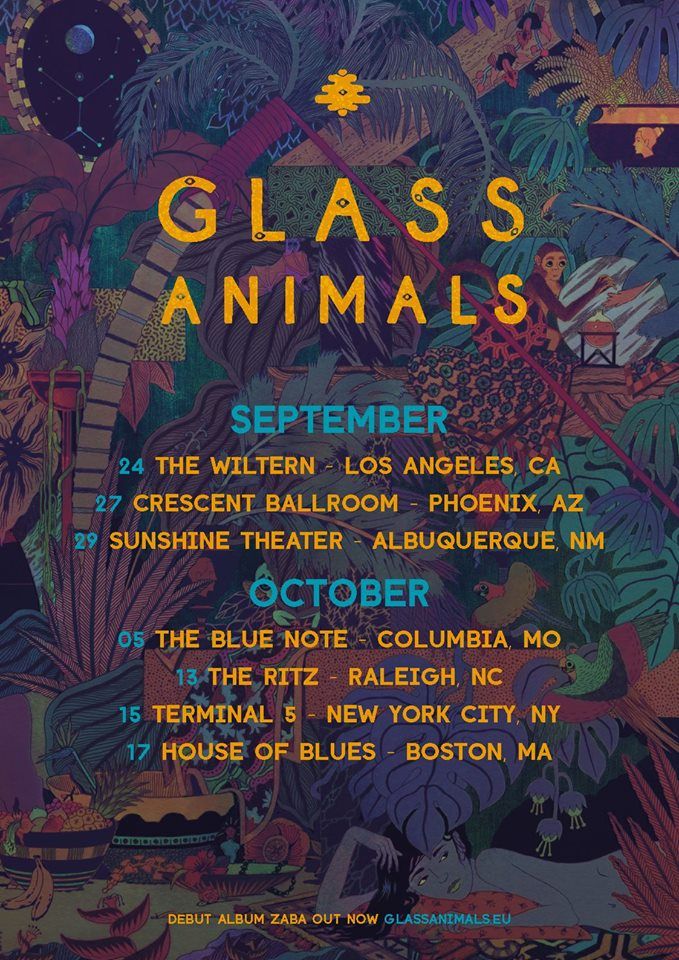 Glass-Animals-Fall-U.S.-Tour-poster