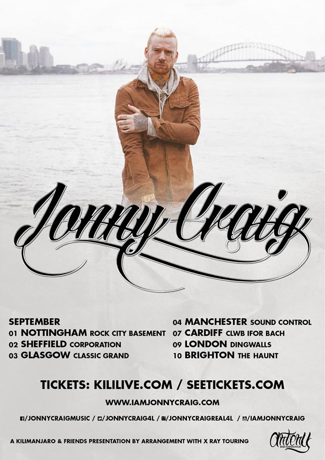Jonny Craig UK Tour