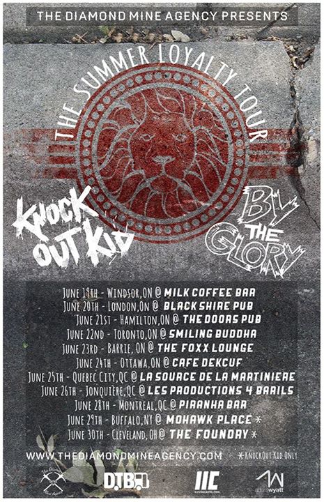 Knockout Kid - The Summer Loyalty Tour - poster