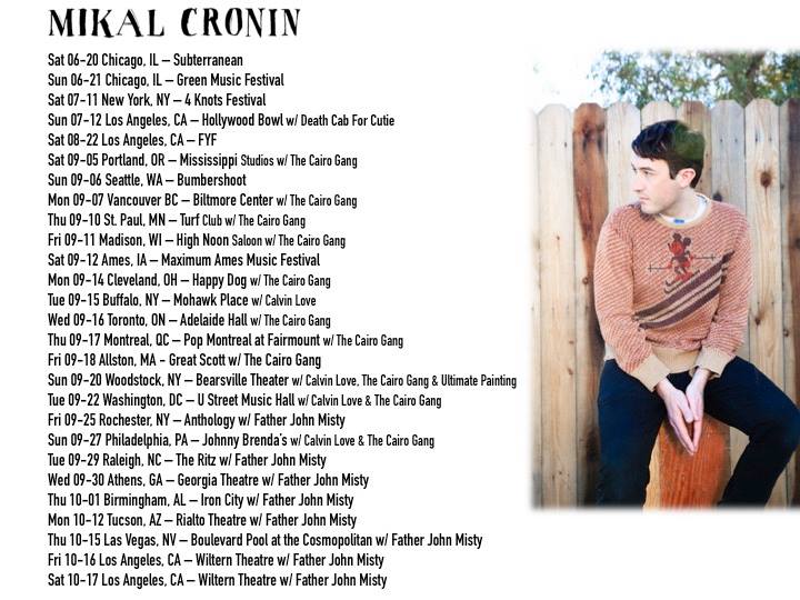 Mikal Cronin 2015 tour