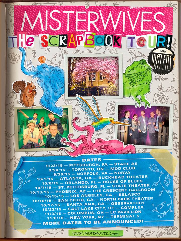 Misterwives - The Scrapbook Tour - poster