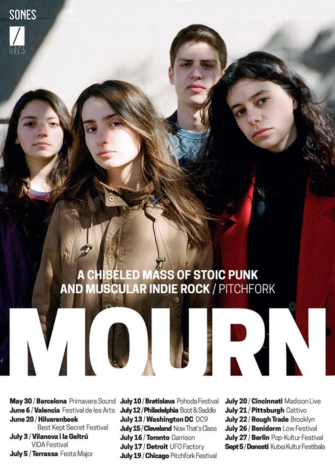 Mourn - North American Tour - Poster- 2015