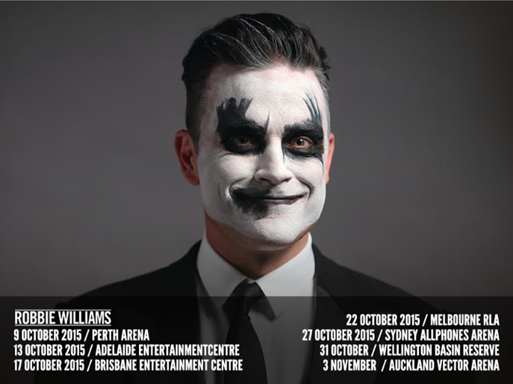 Robbie Williams - Australian Tour Poster - 2015