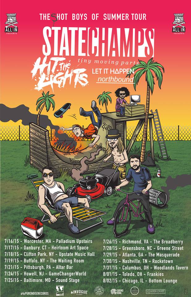 State Champs - Shot Boys Of Summer Tour - poster