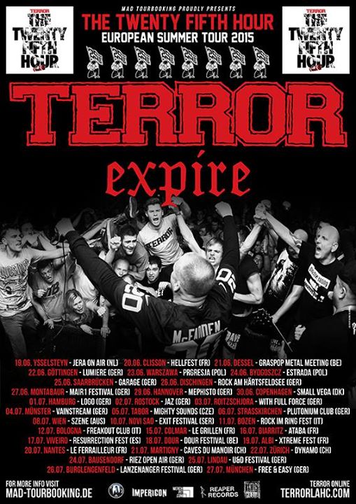 Terror-Expire-25th-Hour-Europe-Tour-poster