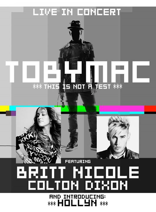 Toby Mac - This Is Not A Test Tour - poster
