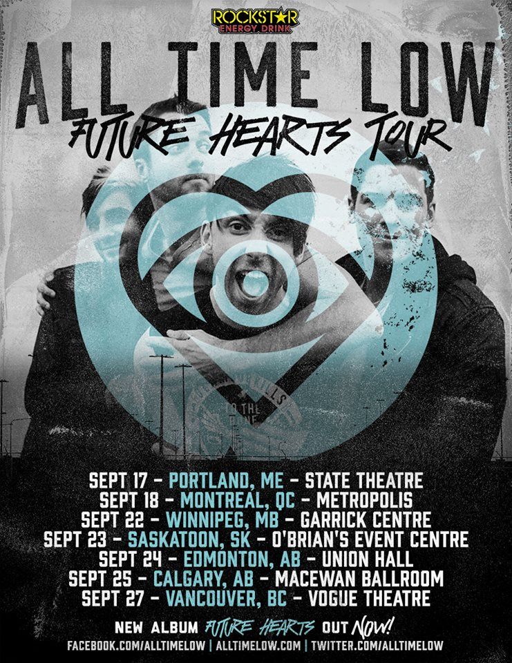 All Time Low - Future Hearts Tour Canada - poster
