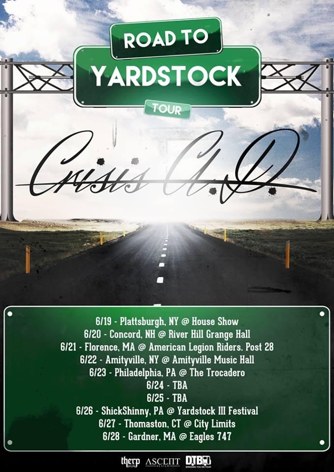 Crisis A.D. - Road To Yardstock Tour - poster