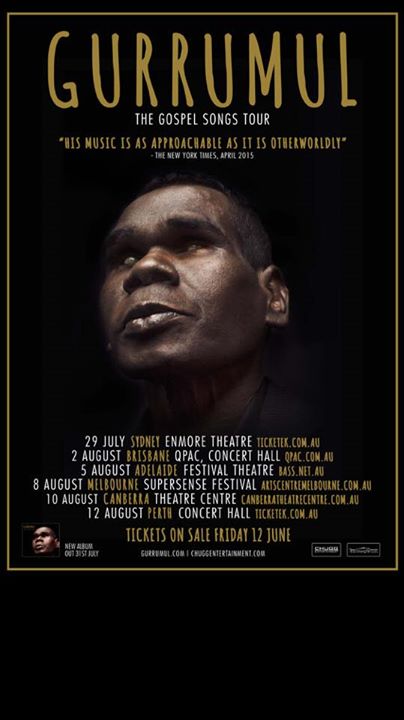 Gurrumul - 2015 Tour Poster