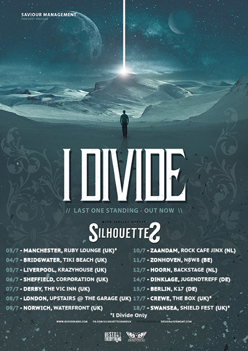 I Divide - UK And European Tour 2015 - poster