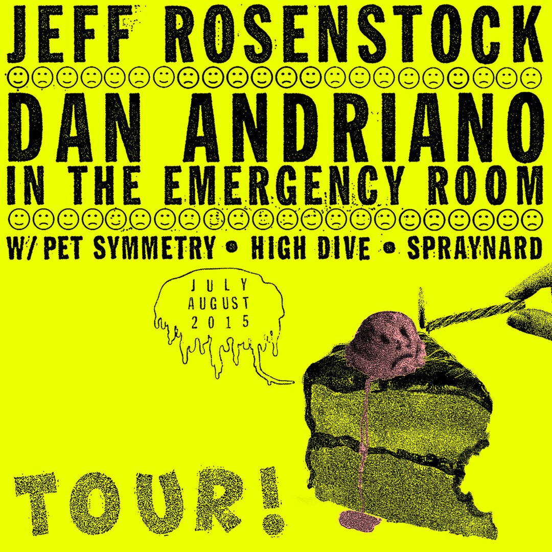 Jeff Rosenstock - Coheadlining U.S. Tour With Dan Andriano In The Emergency Room - poster