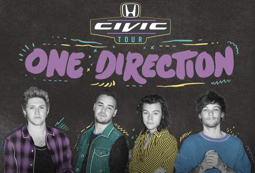 One Direction - Honda Civic Tour - poster