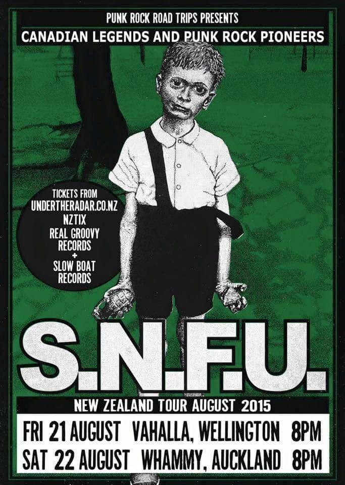 SNFU New Zealand Tour