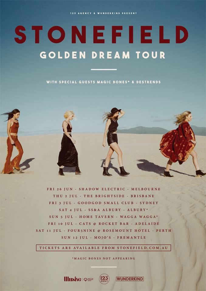 Stonefield - Golden Dream Tour