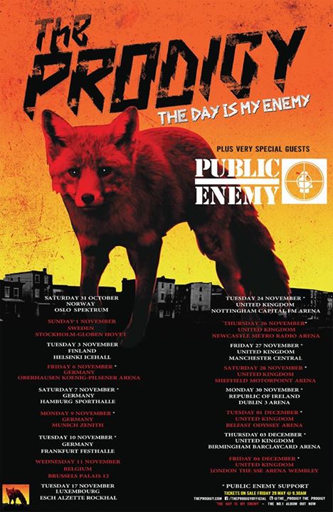 The-Prodigy-The-Day-Is-My-Enemy-Tour-poster