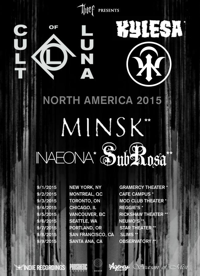 Cult of Luna - September 2015  Tour