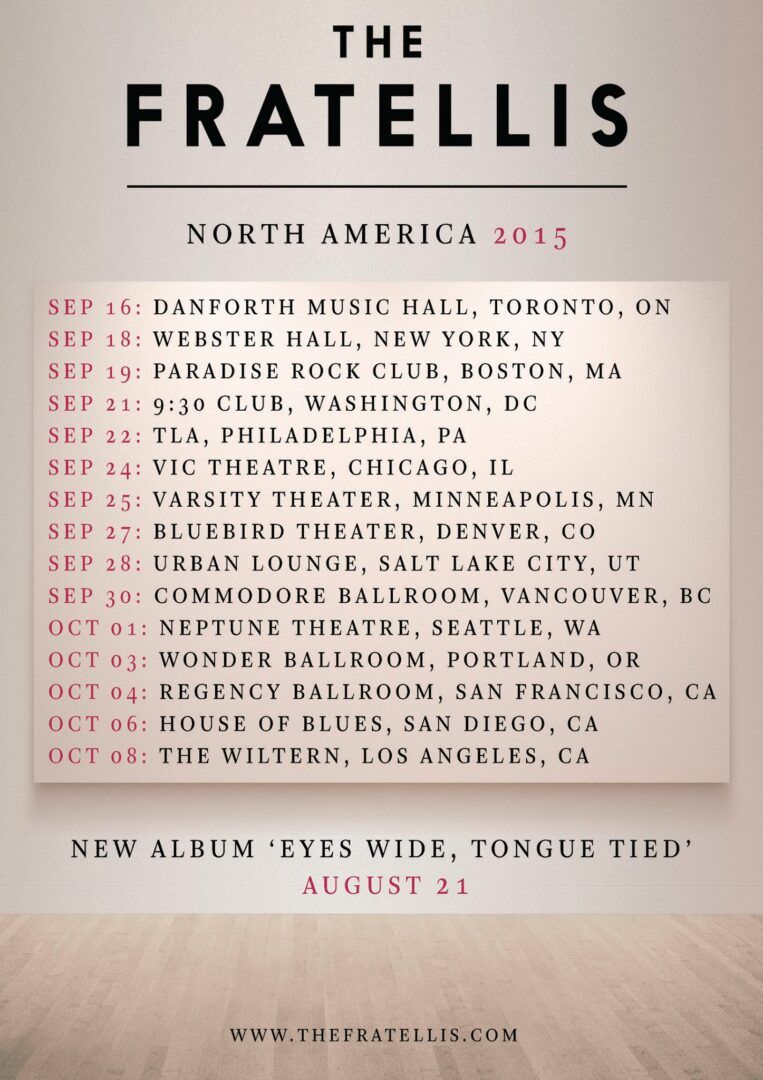 The Fratellis - Poster