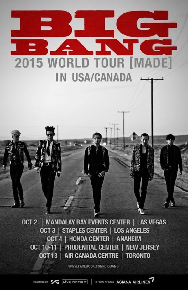 Big Bang - 2015 World Tour - poster