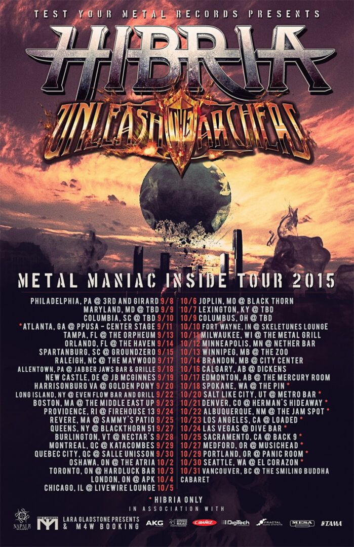 Hibria - Metal Maniac Inside Tour