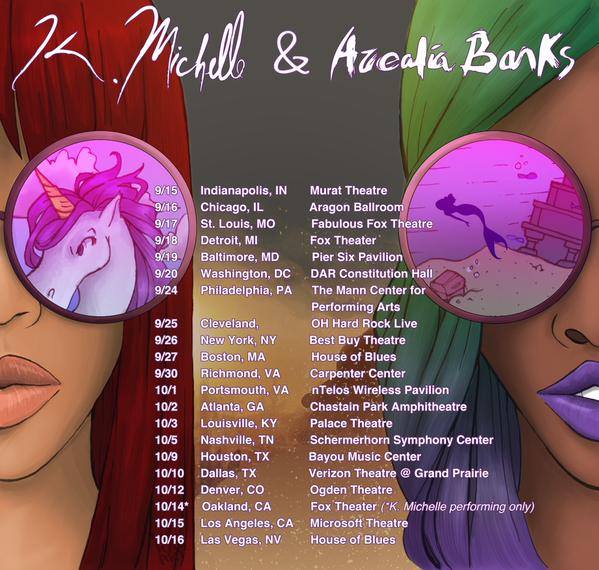K-Michelle-Azalia-Banks-Fall-U.S.-Tour-poster