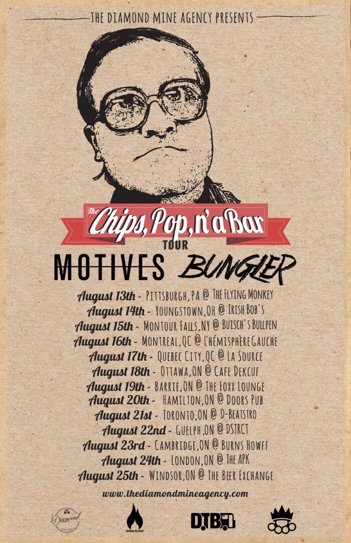 Motives and Bunglar - North American tour - poster