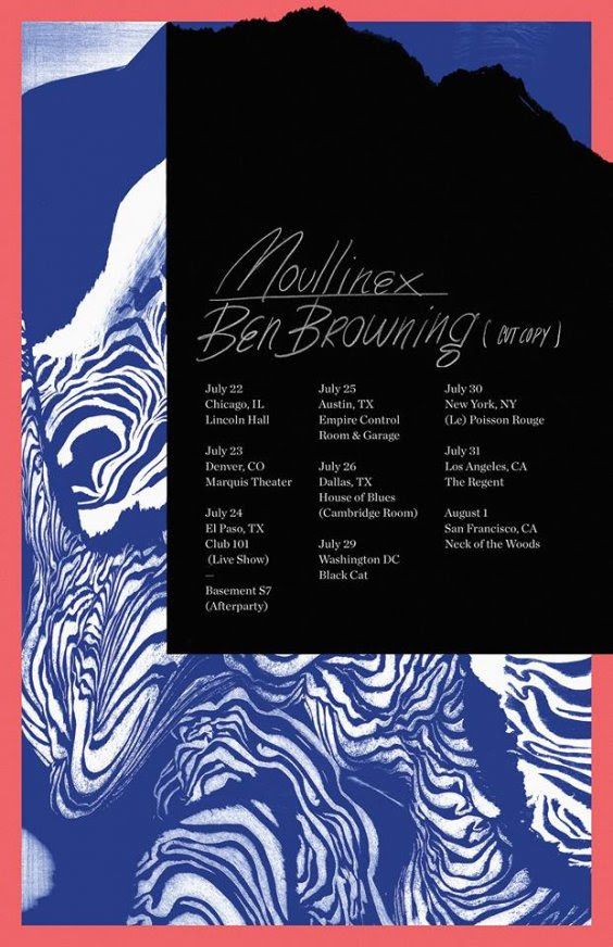 Moullinex - Tour - Poster