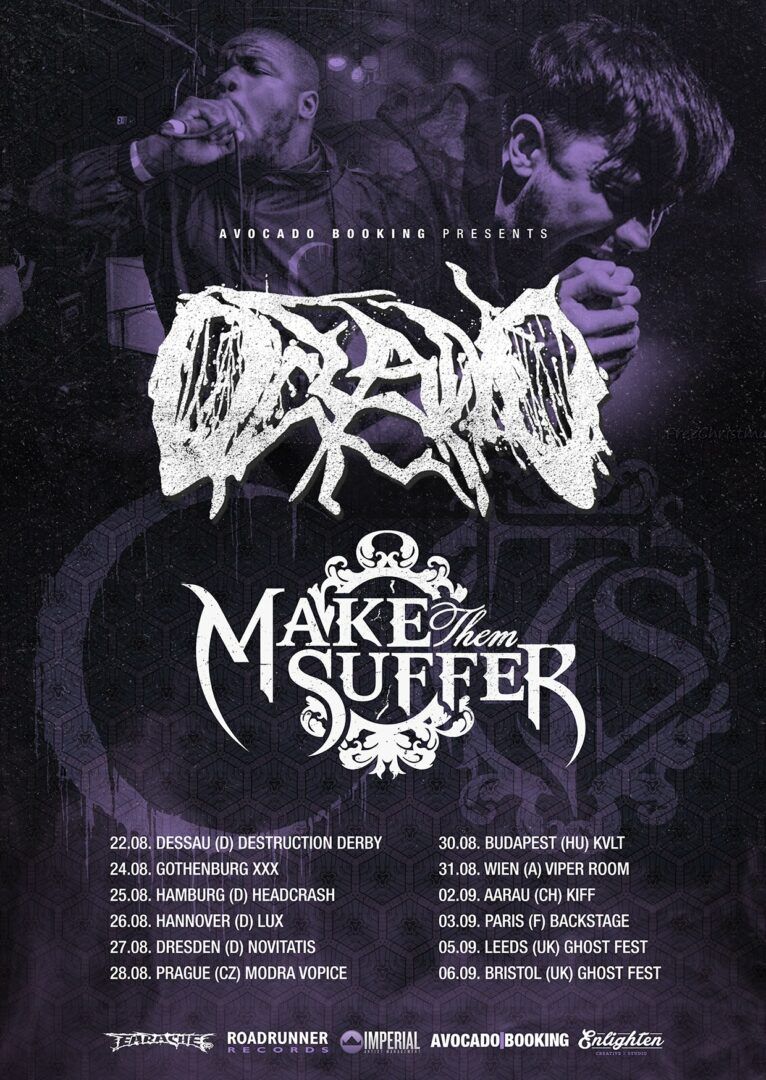 Oceano - European 2015 Tour - Poster