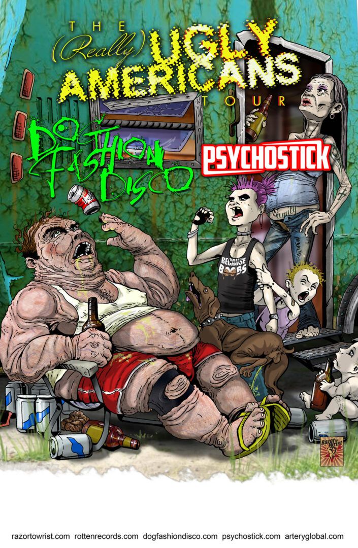 Psychostick - 2015 Tour Poster