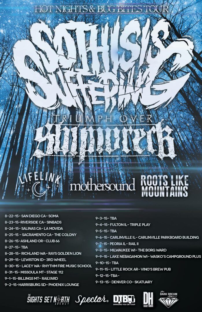 So This Is Suffering - Hot Nights & Bug Bites Tour - poster