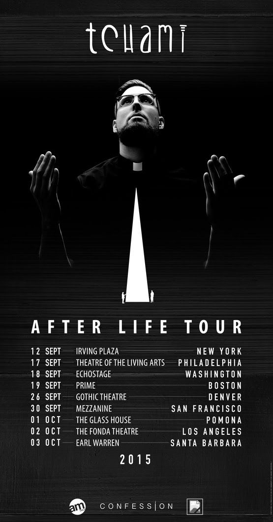 Tchami - After Life North American Tour - 2015 Tour Poster