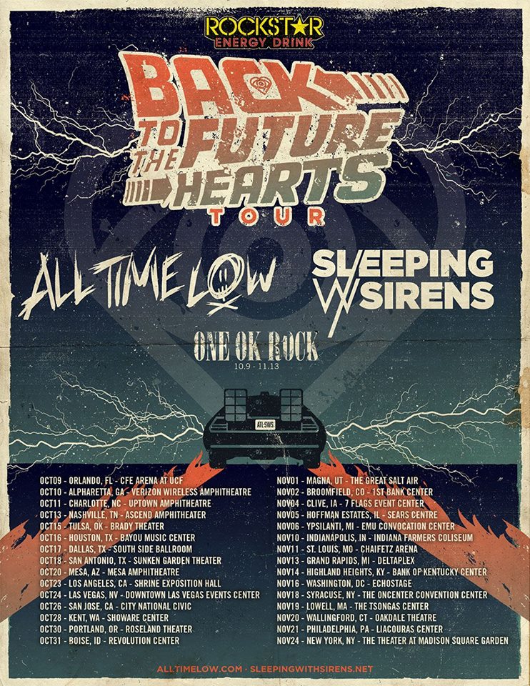 The Back To The Future Hearts Tour - All Time Low:Sleeping With Sirens