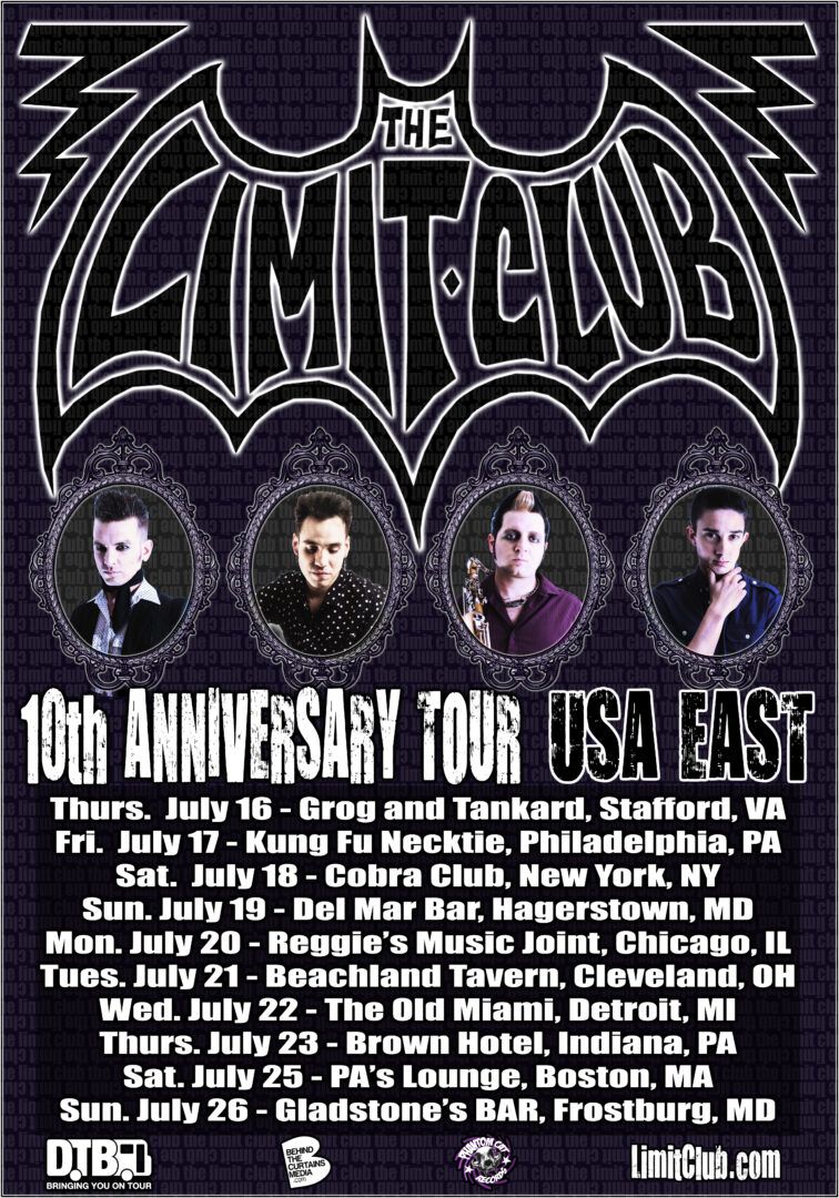 The Limit Club - 10th Anniversar Tour - poster