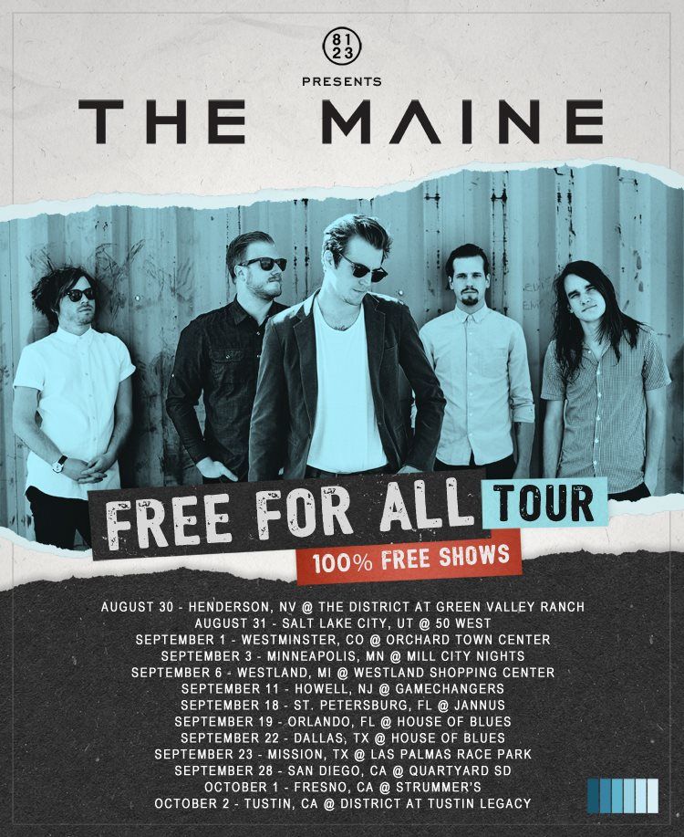 The Maine - Free For All Tour