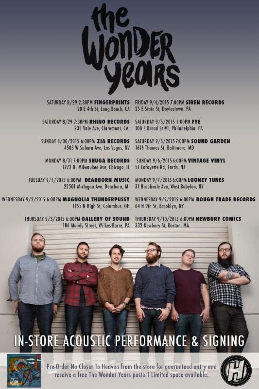 The Wonder Years - Acoustic Tour - Poster