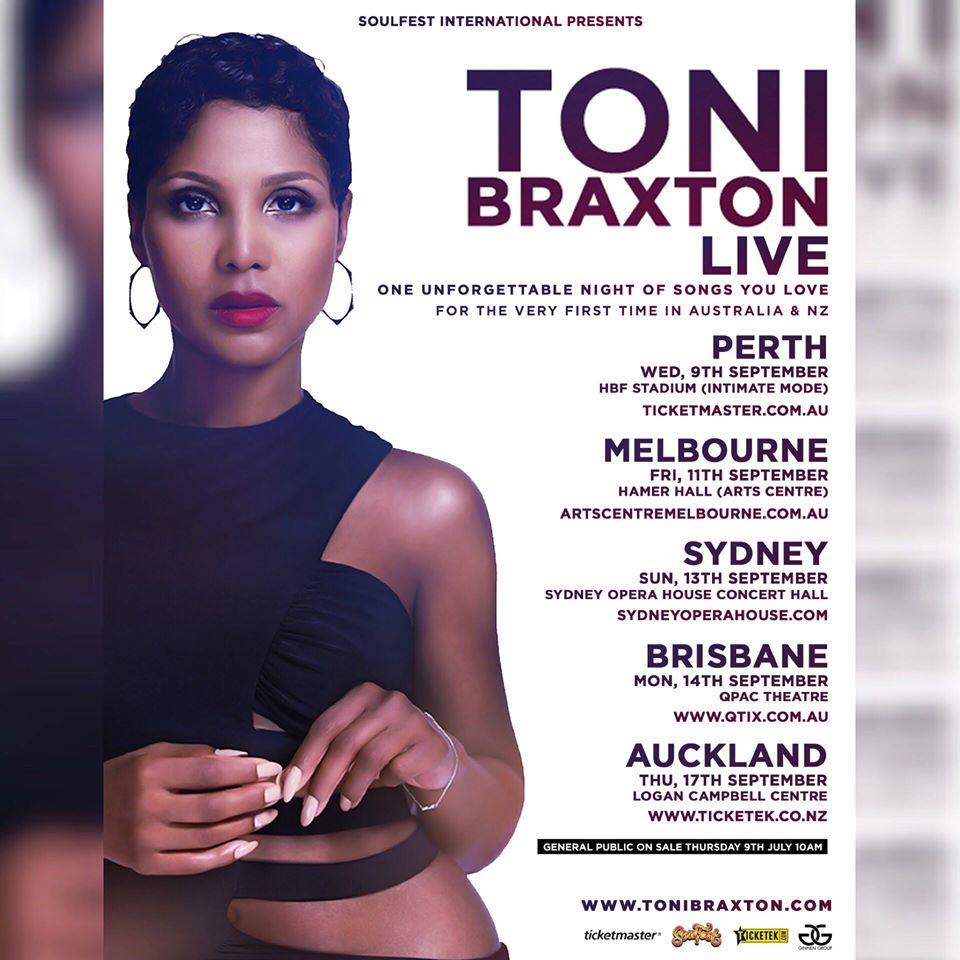 Toni Braxton - Australia Tour 2015