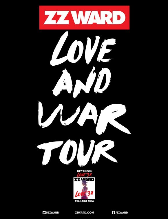 ZZ Ward - Love and War Tour - contest image 1